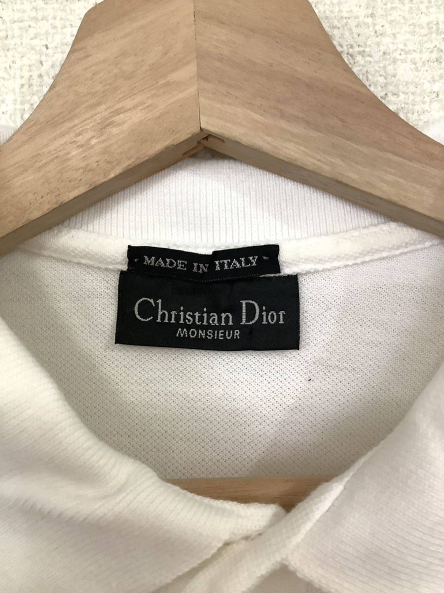 ChristianDior MONSIEUR クリスチャンディオール　ポロシャツ　半袖シャツ　ハイブランド　メンズ　セレクト　古着_画像3