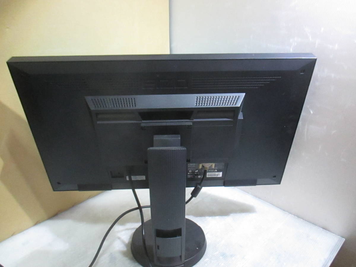 [C3-1]美品★EIZO FlexScan EV2736W 27インチ液晶モニター 高さ調整 縦回転 WQHD(2560X1440)入力端子：DVIx1/DPx1/使用時間：5433h★_画像3