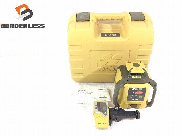 送料無料♪ジャンク品】TOPCON トプコン 回転レーザーレベル RL-H4C