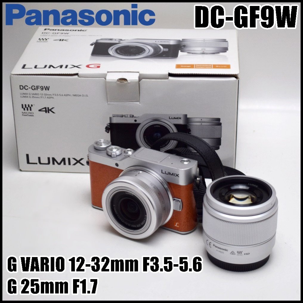 パナソニック Panasonic ルミックス DC-GF9 12-32mm 25mm ダブルレンズ