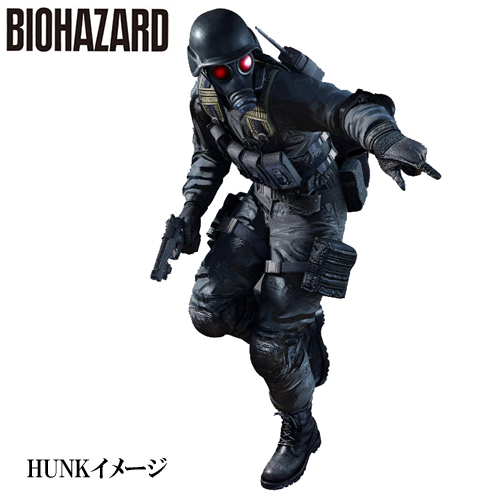 Mサイズ BIOHAZARD Umbrella パーカ HUNKモデル バイオハザード カプコン フルジップスエットパーカー ガスマスク Resident Evil 生化危机_画像4