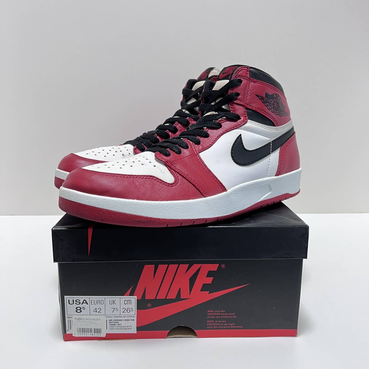 NIKE AIR JORDAN1 HIGH THE RETURN CHICAGO ジョーダン1 .5 ハイザ