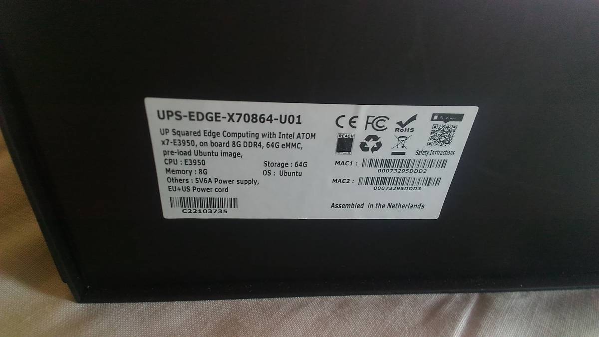 ☆ UP Squared Edge Intel Atom x7-E3950[8GB RAM] ☆_画像3