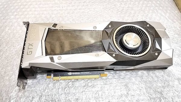 F109 ASUS GTX1080 Ti 11GB Founders Edition GTX1080TI-FE HDMI PCI-Express グラフィックボード_画像1