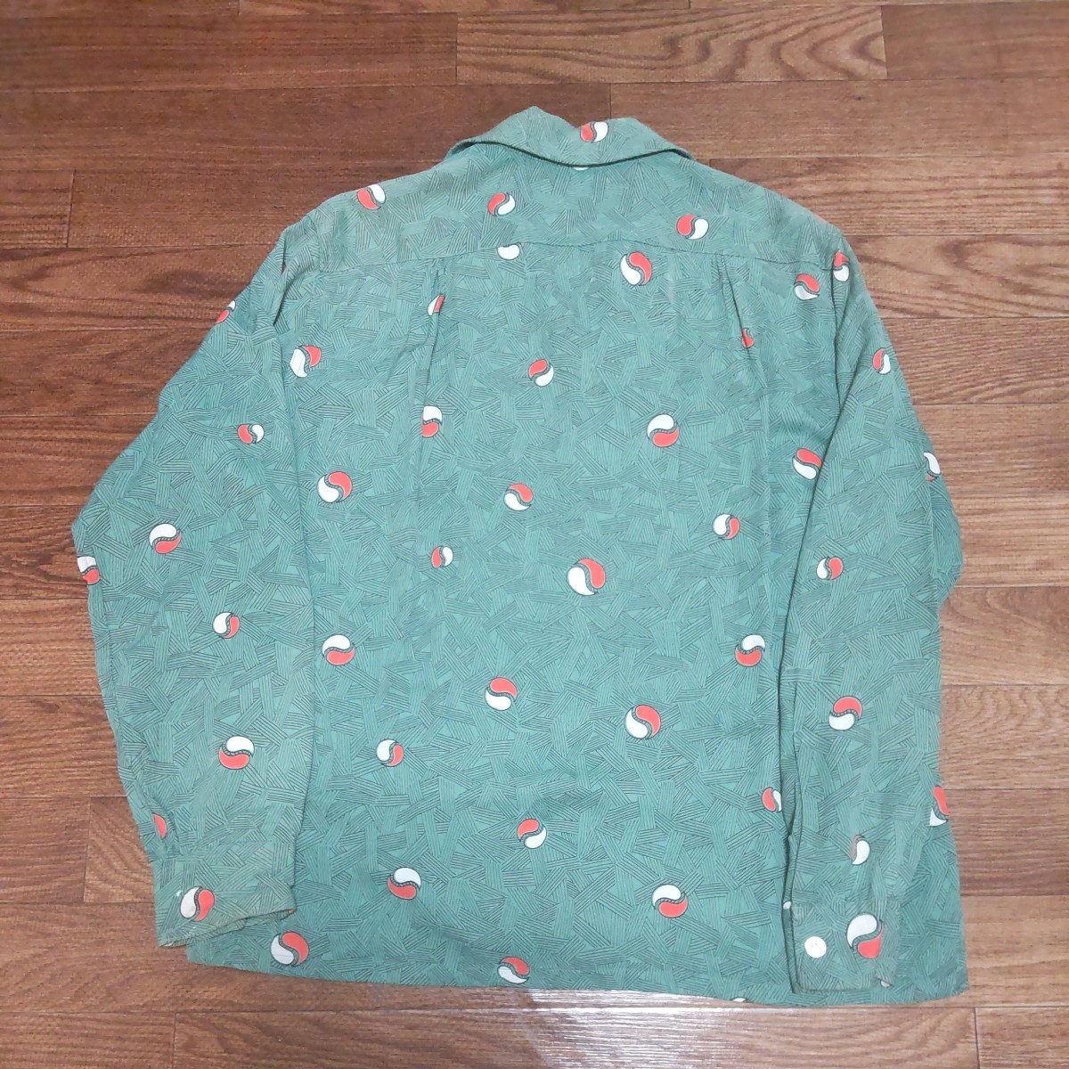 希少 ヴィンテージ 50s Manhattan 総柄シャツ vintage 1950s 希少 ヴィンテージ 50s Manhattan 総柄シャツ vintage 1950s