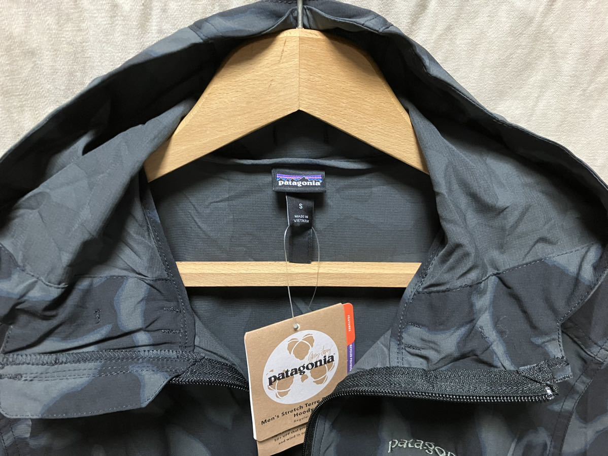 新品 patagonia ストレッチテールプレーニングフーディ S ナイロン パーカー surf フィッシング 水陸両用 サンシェード ジェリーロペス_画像5