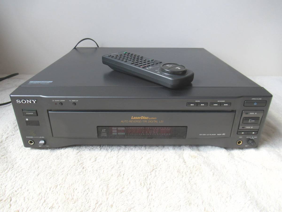 SONY MDP-A1 CD CDV LD PLAYER ソニー レーザーディスク マルチ