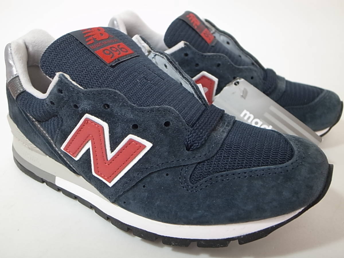 超美品 紺x赤 新品NAVY US4.5 22.5cm M996NRJ USA製 BALANCE 即決】NEW