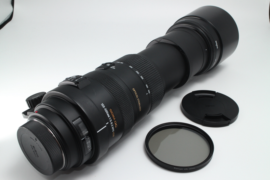 3989- シグマ SIGMA 超望遠ズームレンズ APO 150-500mm F5-6.3 DG OS