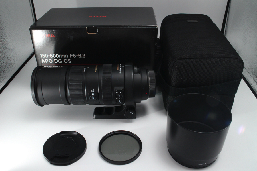 3989- シグマ SIGMA 超望遠ズームレンズ APO 150-500mm F5-6.3 DG OS