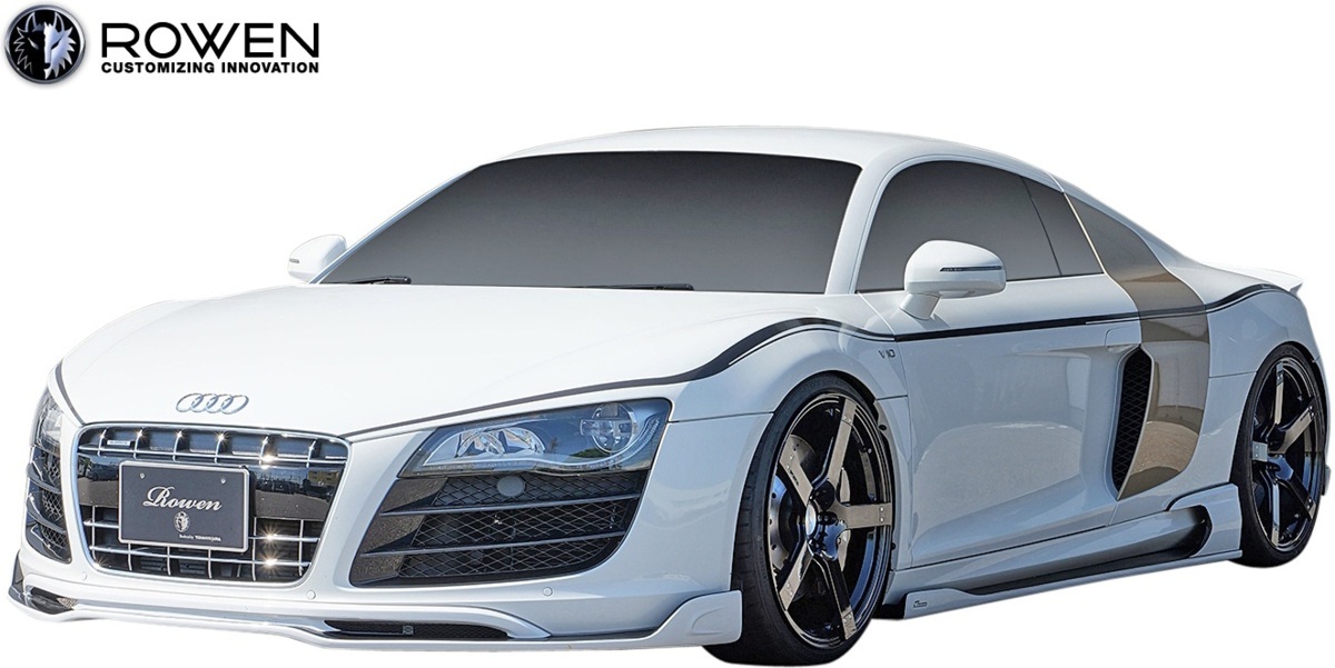 【M's】アウディR8 クーペ 前期 5.2 V10 (2009.04-2013.03) ROWEN リヤアンダーエクステンション ／ ロエン COUPE 42CTYF エアロ 1A007P00_画像6