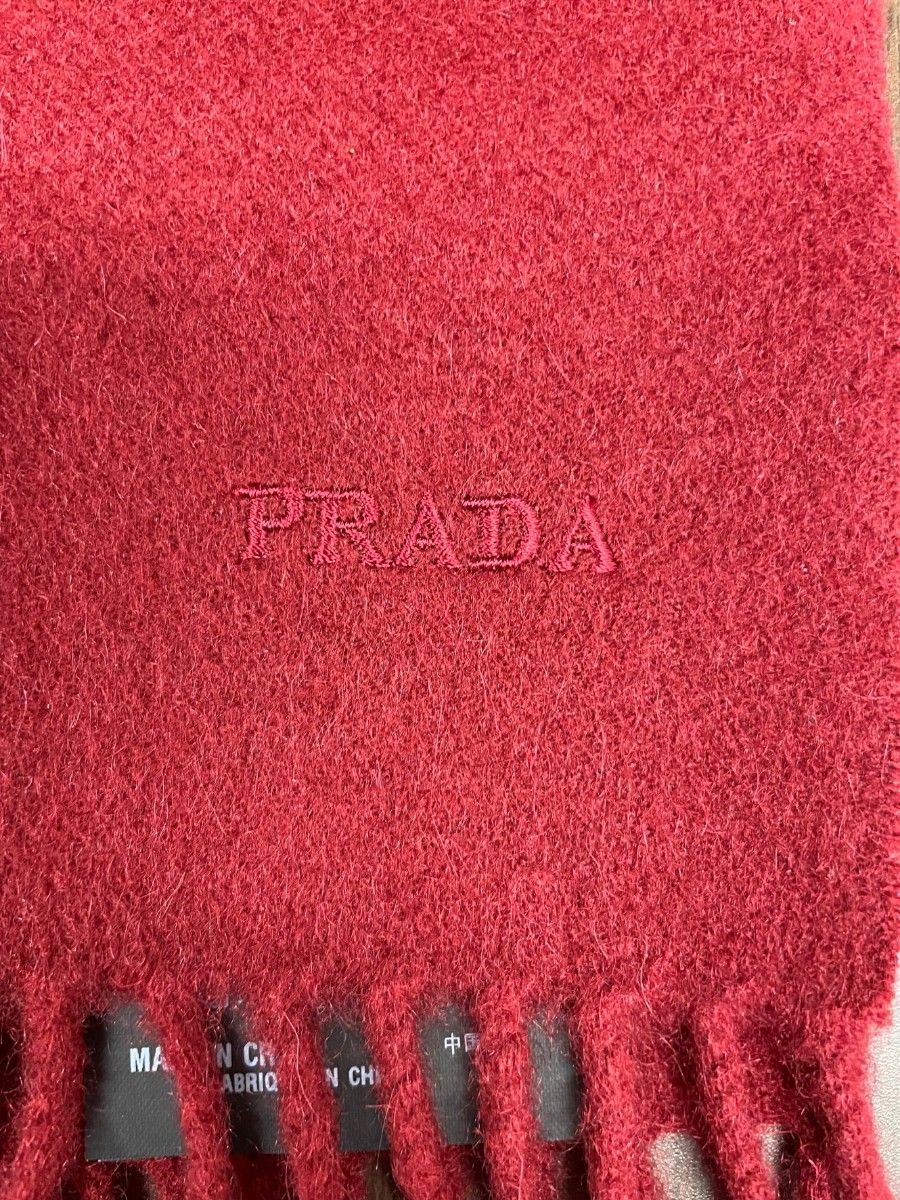 プラダ PRADA マフラー ストール カシミヤ混合