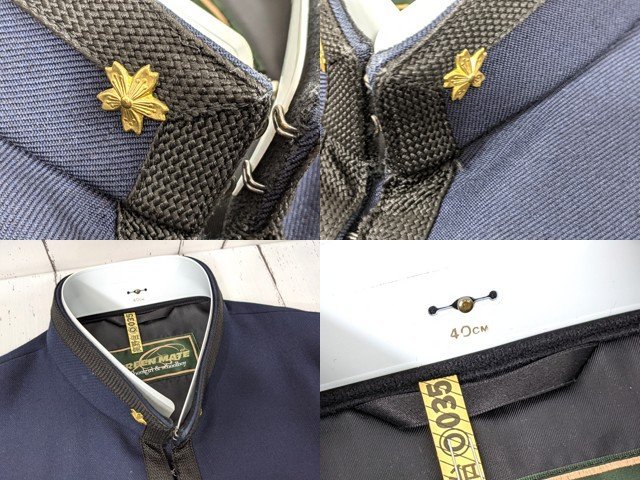 4og605/衣類□学習院中等科□男子学生服 学ラン170A 紺色 制服上下 4og605/衣類□学習院中等科□男子学生服 学ラン170A 紺色 制服上下