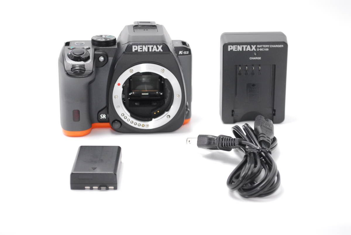 超大特価 (ブラック×オレンジ) ボディ K-S2 PENTAX デジタル一眼レフ