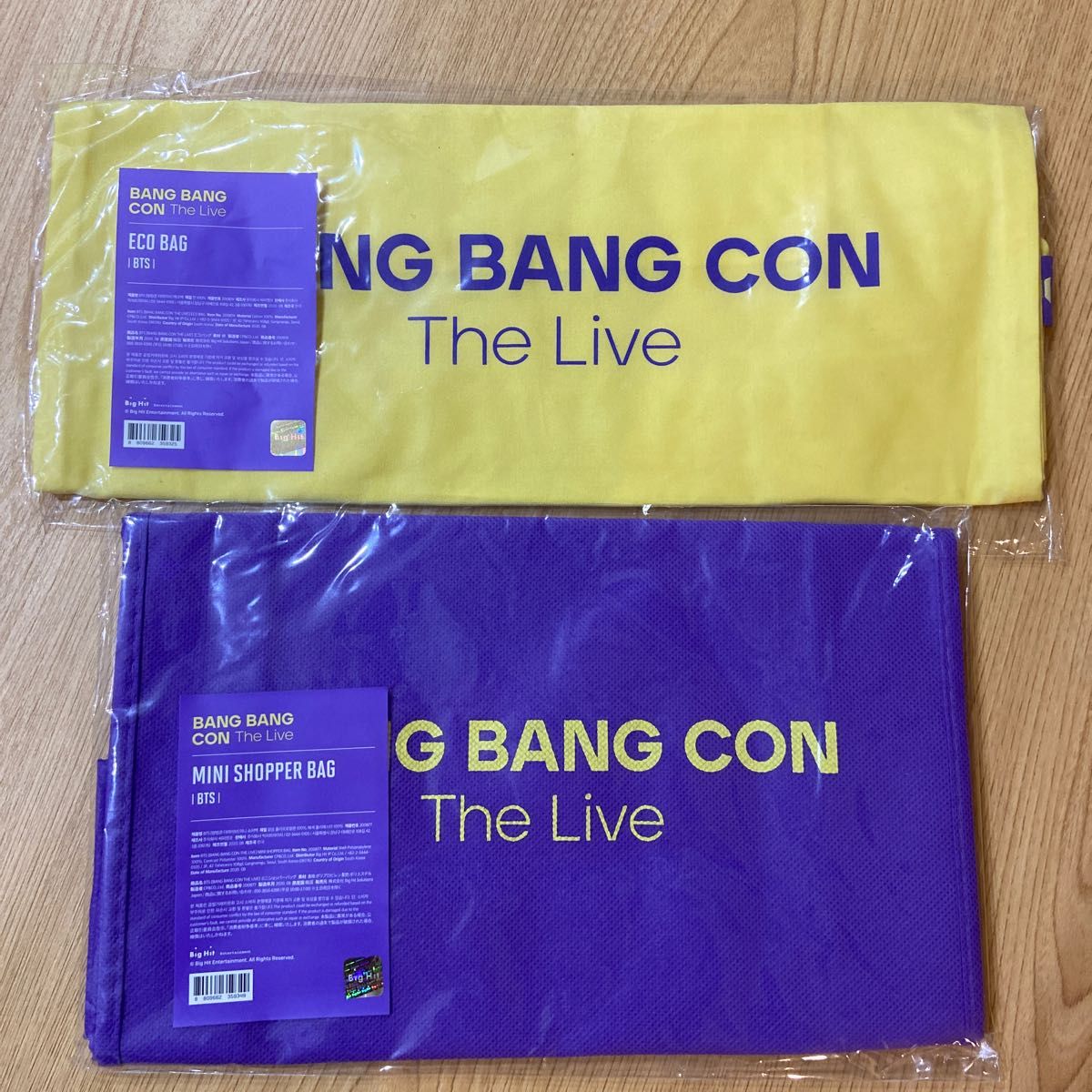 【新品未開封】BTS BANG BANG CON エコバッグ ミニショッピングバッグ