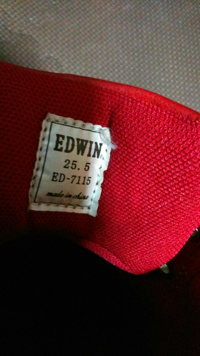 EDWN赤シューズ　さ25.5cm_画像7