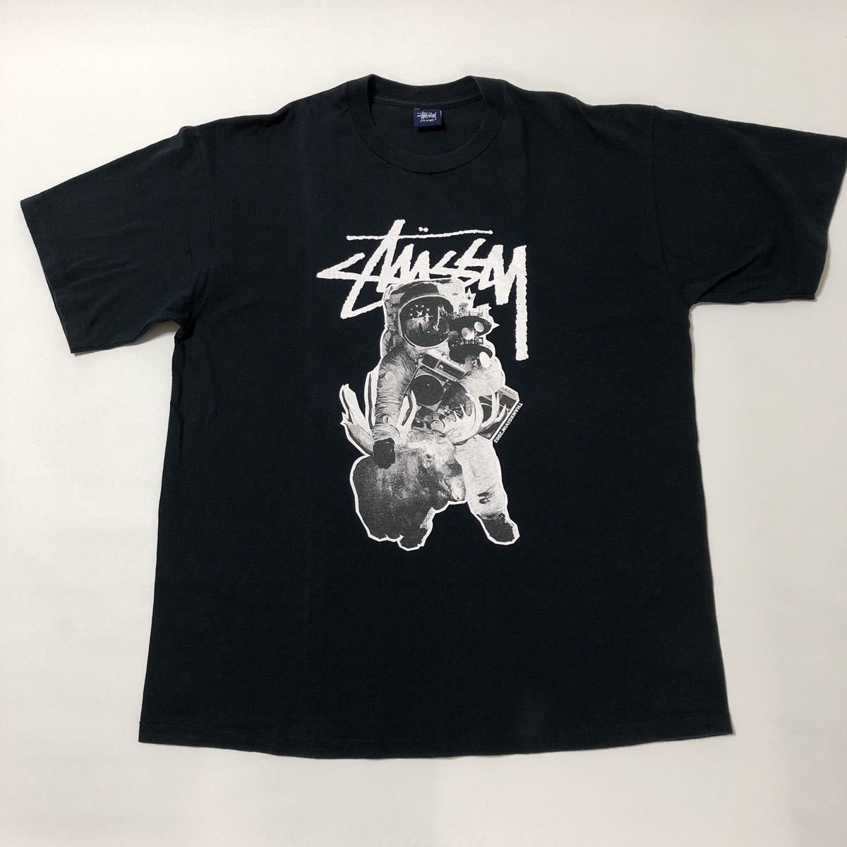 STUSSY THANXGIVIN2002 STAFF 限定 Tシャツ ( ステューシー チャプト 周年 記念 レア 非売品 スタッフ限定  oldstussy world tribe XL )