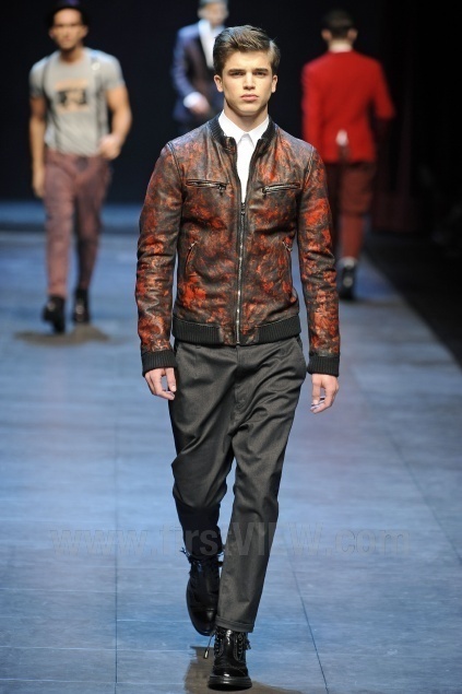 DOLCE&GABBANA Gackt着用 レザーボンバージャケット 46 | www.nytf1.org