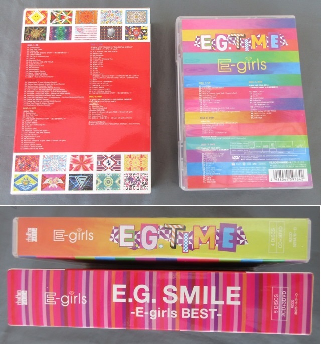 ネット限定】 2CD+3DVD+フォトブック 初回プレス盤 E-girls E.G.TIME