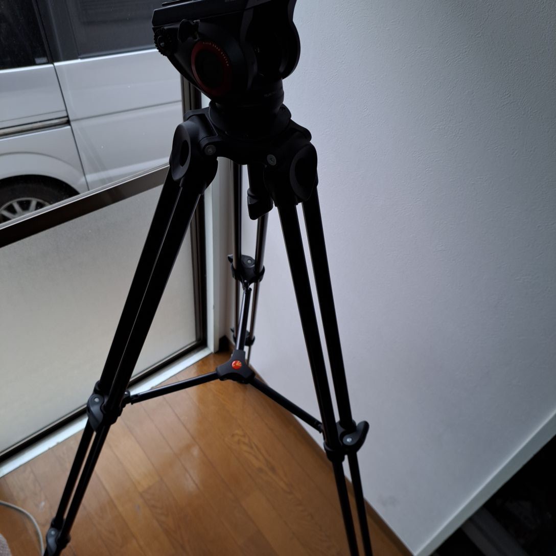 manfrotto ビデオ三脚・雲台 ケース付 MVT502AM MVH500A-