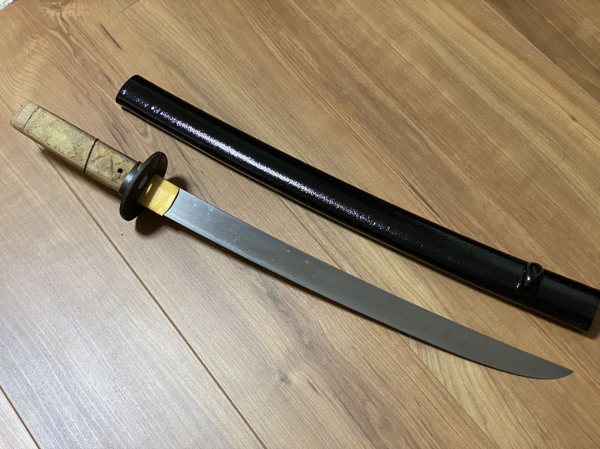 日本刀 脇差 珍しい狭い刃紋 わきざし 豪壮刀 真剣 redegmaxx.com.br