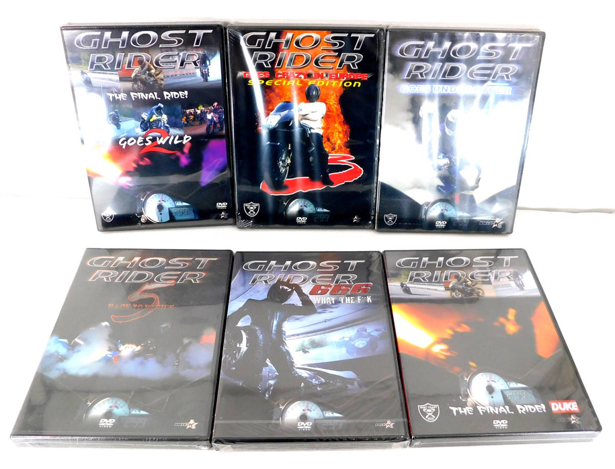 DVD 未開封「GHOST RIDER 1~6+THE FINAL RIDE! 6枚セット」バイク/ライディング/ストックホルム/ヨーロッパの画像3