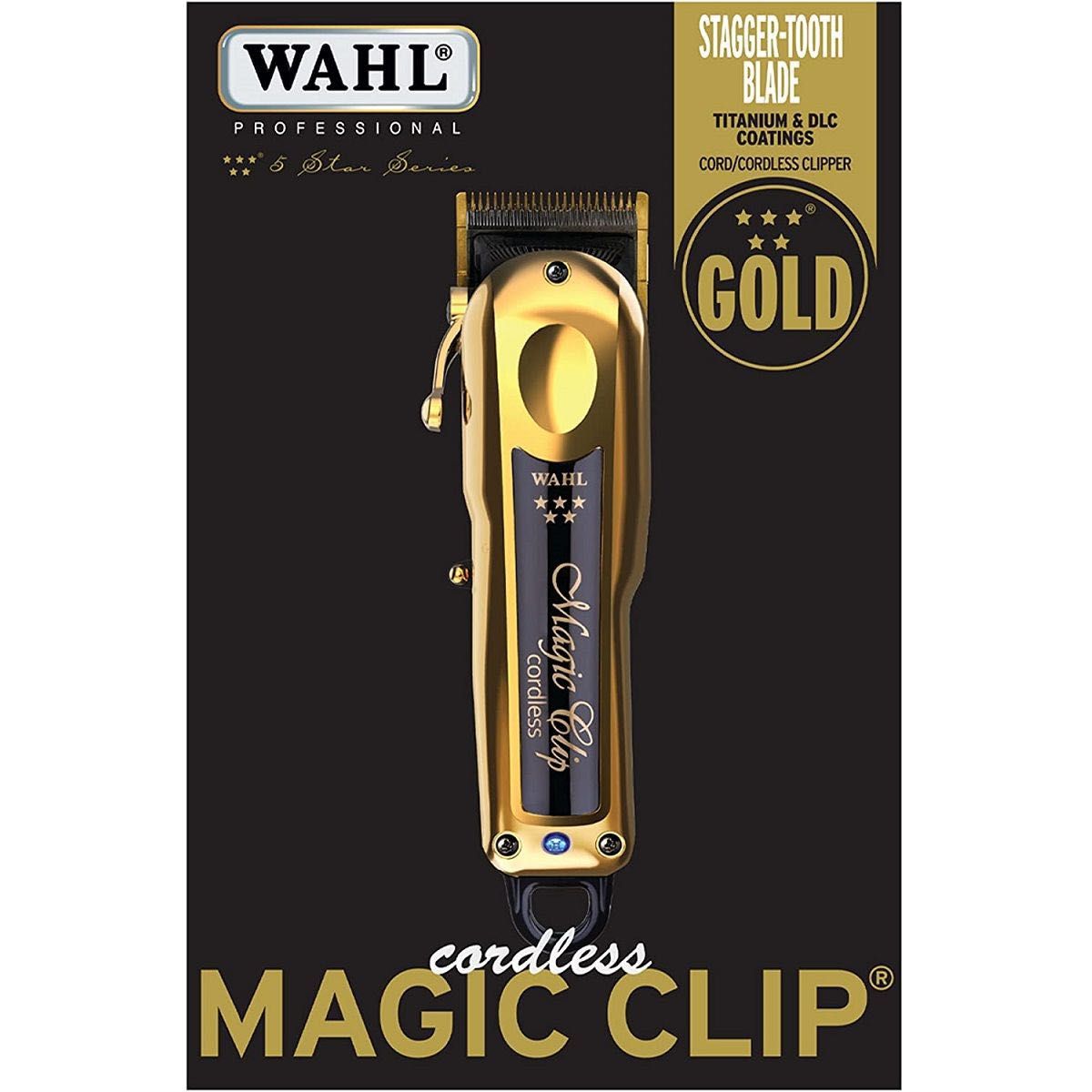 WAHL Gold Cordless MagicClipフェードカット必需品！