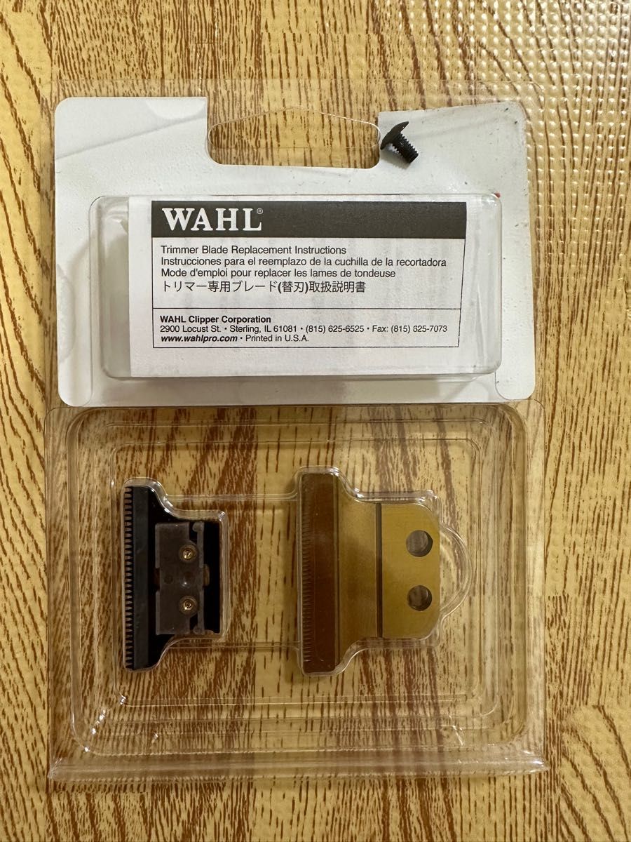 WAHL Detailer Li用替刃＃2215-700 フェードカット必需品！