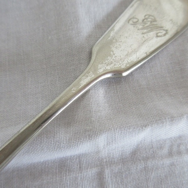  England made HARRISON BROTHERS and HOWSON silver plate E.P.N.S salad Fork antique miscellaneous goods Britain tableware 1942sb