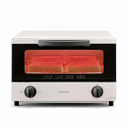 売れ筋アイテムラン オーブントースター トースター アイリスオーヤマ 4枚焼き EOT-032-W ホワイト タイマー機能付き 1200W 電子レンジ一般