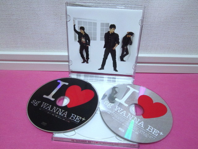 K-POP♪ SG Wanna Be (SGワナビー) ベスト・アルバム「I Love SG Wannabe +」初回限定盤／日本盤CD＋DVD／廃盤！希少品！ディスク良好！_ディスクほぼ分からない程度スレ。良好！