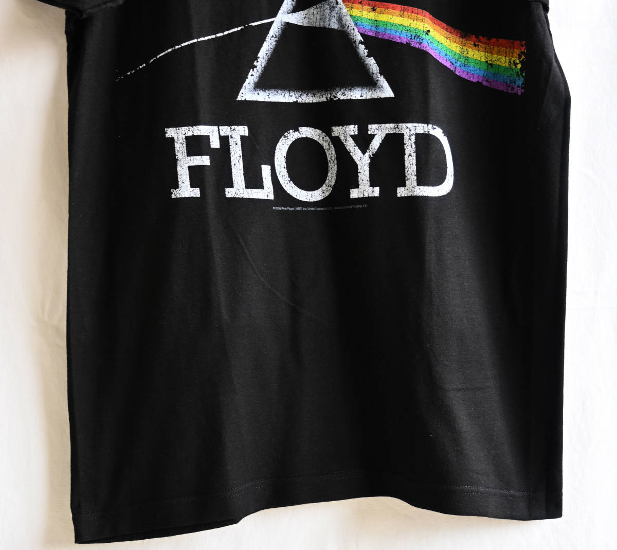 即決/新品【LIQUID BLUE/アメリカ買付】Pink Floyd / The Dark Side of the Moon Tシャツ/M/ピンクフロイド/狂気/プログレ/レア(vt-234-9)_画像7