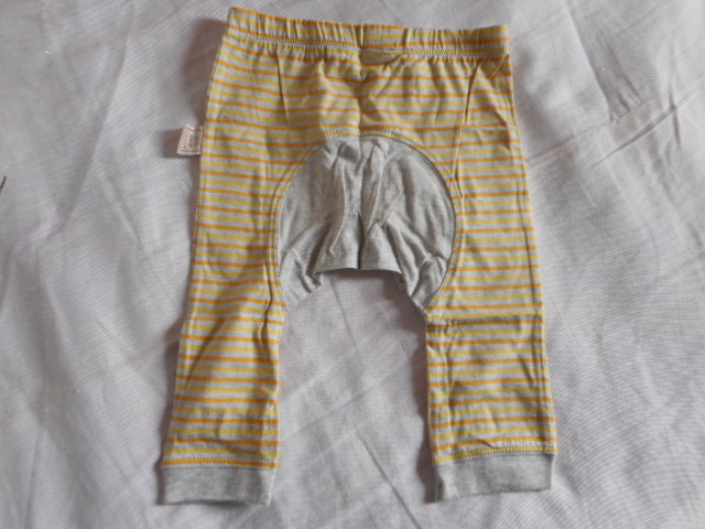 * for baby trousers * organic cotton * baby * Elephant * border * Monkey pants yellow color |People Tree( People tree )