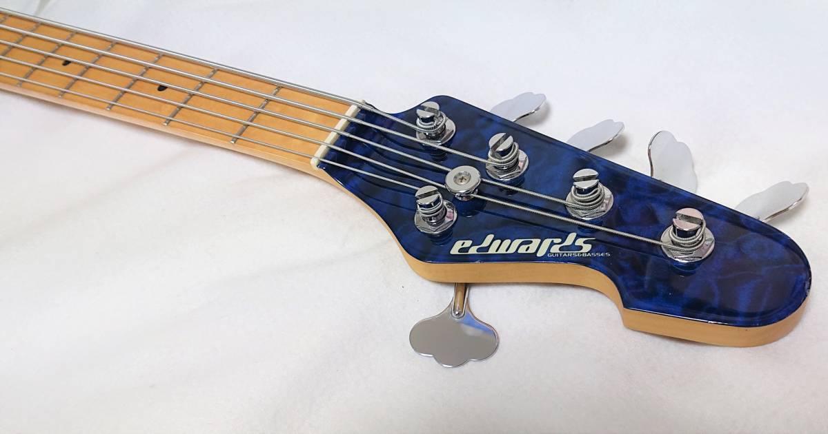 5弦ベース EDWARDS E-AM-138QM ジャズベース ESP AMAZE Seymour Duncan