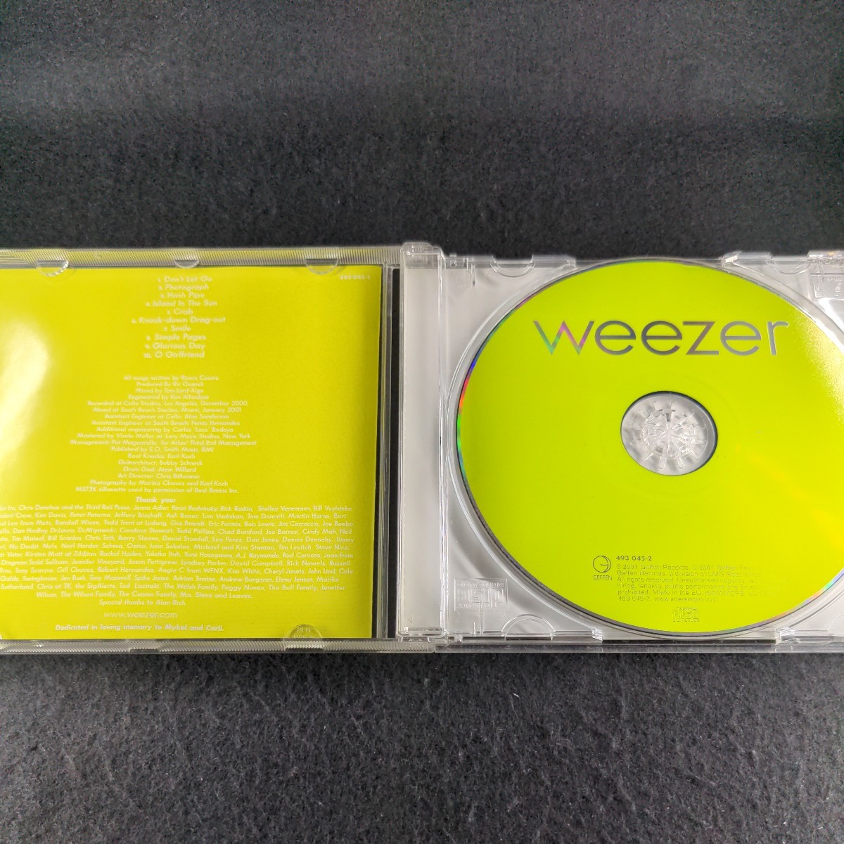16-160【輸入】Weezer (Green Album) ウィーザー_画像2
