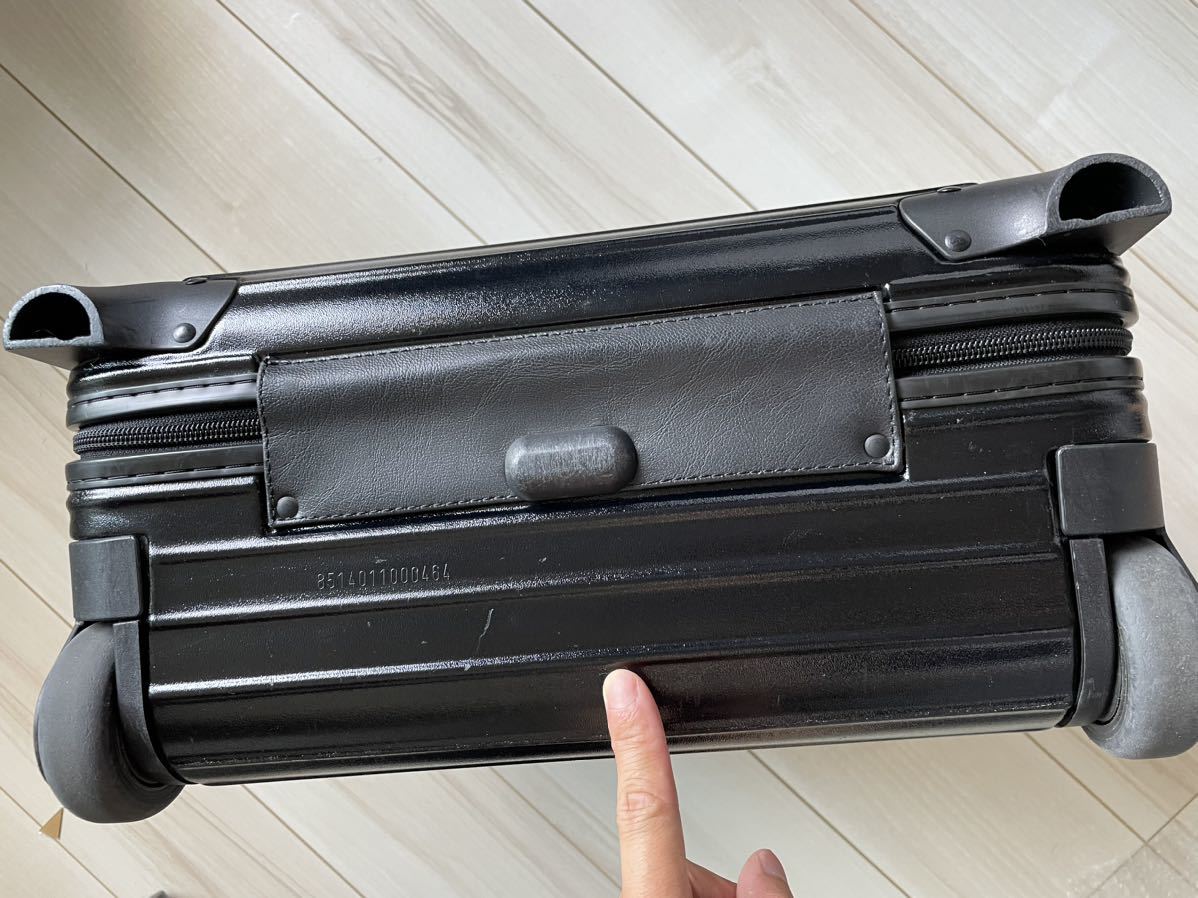 美品 リモワ RIMOWA SALSA ビジネストロリー 2輪23L 付属品証明書あり
