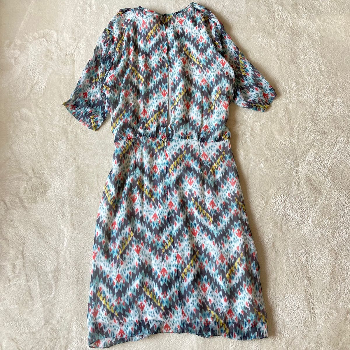 ☆新品☆イザベルマランエトワール☆フリルシフォンワンピース☆マルチ