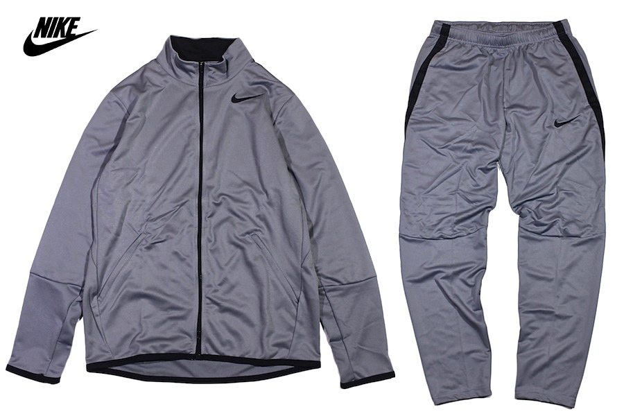 【新品】ナイキ エピック ジャージー セットアップ【065：灰】XL 上下セット トラック フルジップ テーパード ジョガー NIKE トレ ジム_画像1