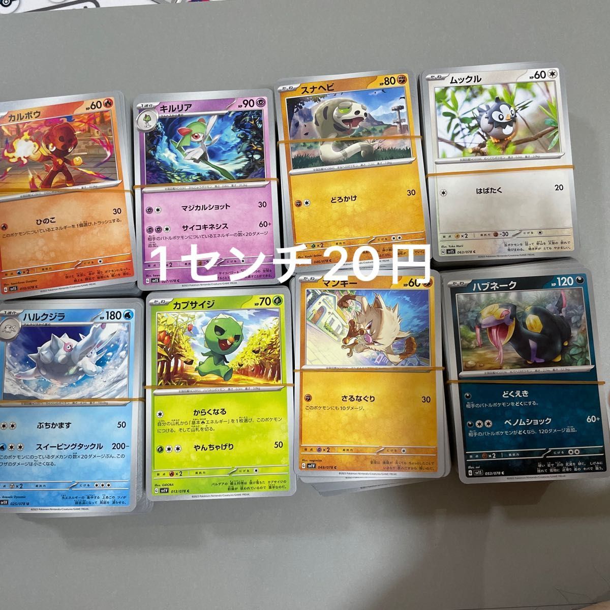 ノーマルポケモンカード1センチ20円 在庫多数 スカバイ スノクレ ノーマルポケモンカード1センチ20円 在庫多数 スカバイ スノクレ