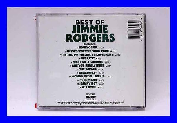 ●極上品 CD ジミー・ロジャーズ Jimmie Rodgers Best Of Jimmie Rodgers カントリー 輸入盤 US盤 CD0005_画像2