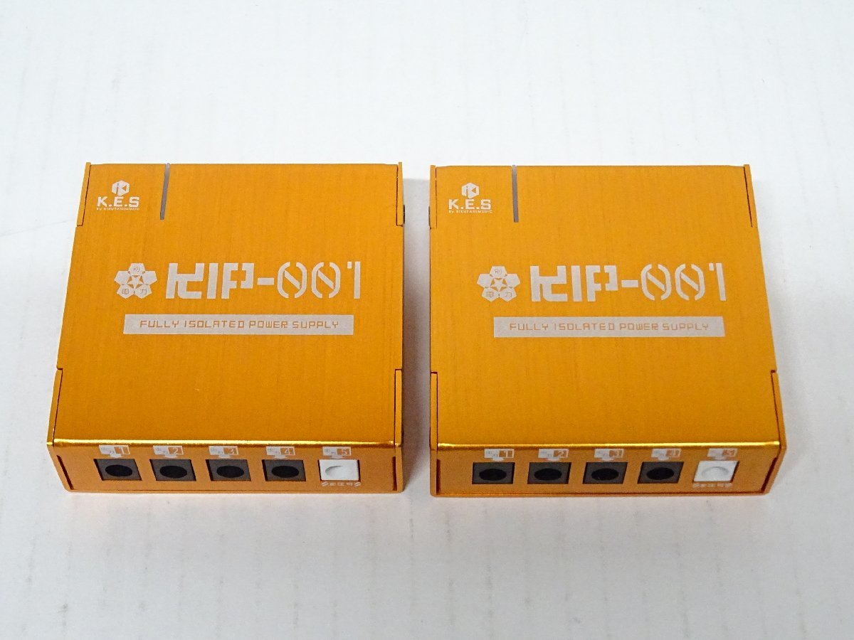 【新品】MU-620◆K・E・S KIP-001/KIP-AD5 FULL ISOLATED POWER SUPPLYフルアイソレーテッドパワーサプライ +追加ユニット セット_画像4