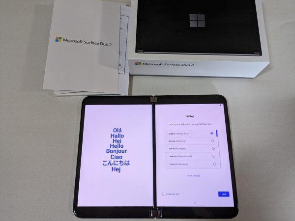 Microsoft Surface Duo2 128GB オブシディアン SIMフリー Microsoft Surface Duo2 128GB オブシディアン SIMフリー