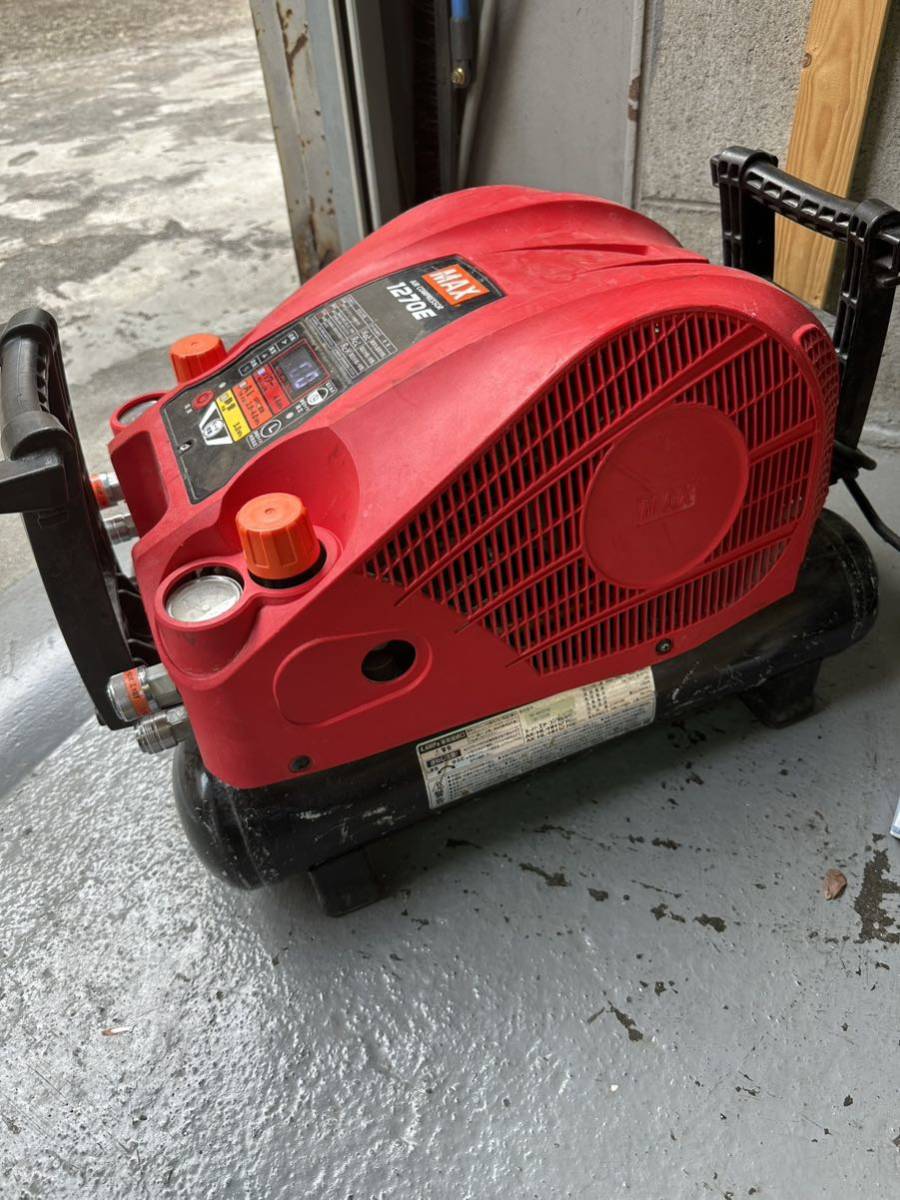 美品!MAX マックス 高圧/常圧 コンプレッサ AK-HL1270E エアー