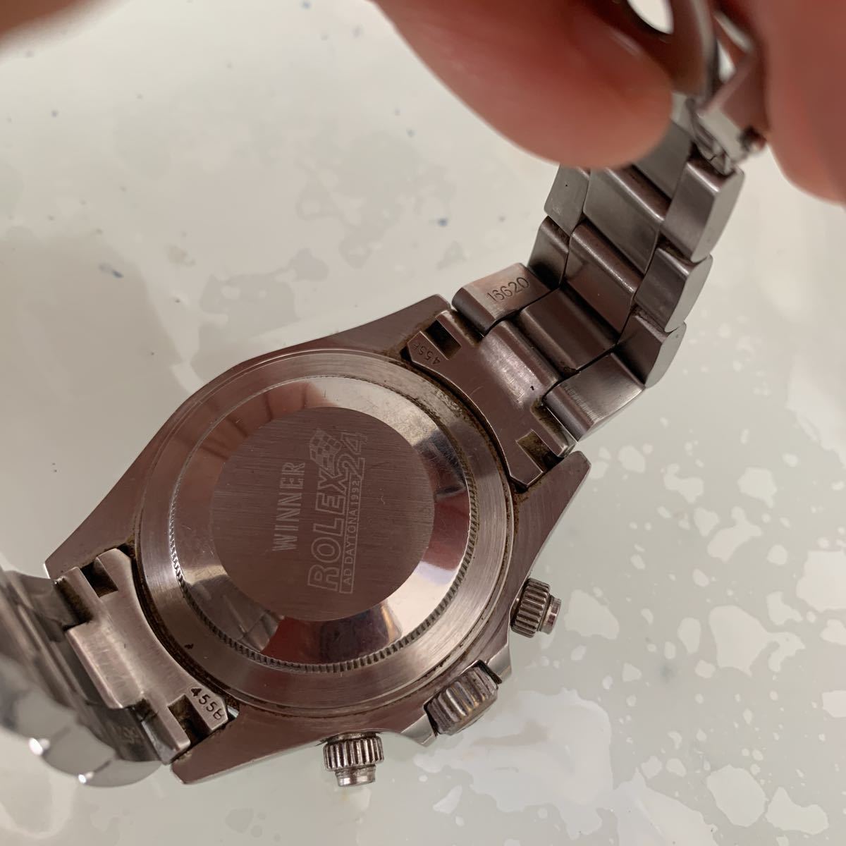 メンズ腕時計 ロレックス ROLEX 腕時計 黒文字盤 シルバー 16620 ADDAYTONA1992 24中古 ジャンク 10