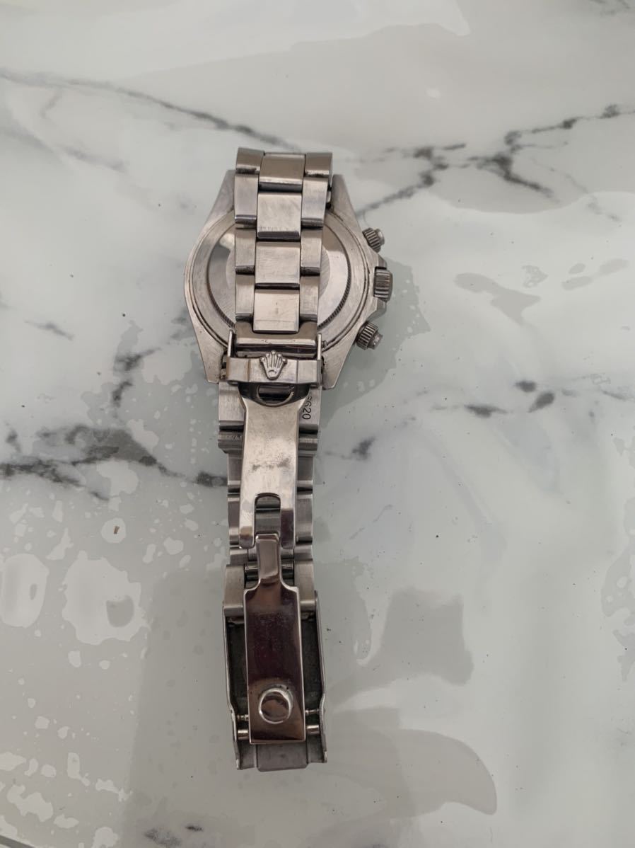 メンズ腕時計 ロレックス ROLEX 腕時計 黒文字盤 シルバー 16620 ADDAYTONA1992 24中古 ジャンク 6