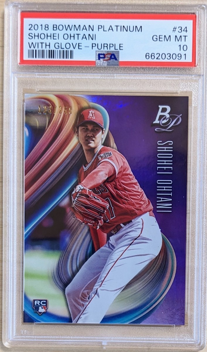 大谷翔平 psa 10 bowman 2018 ルーキーカード-