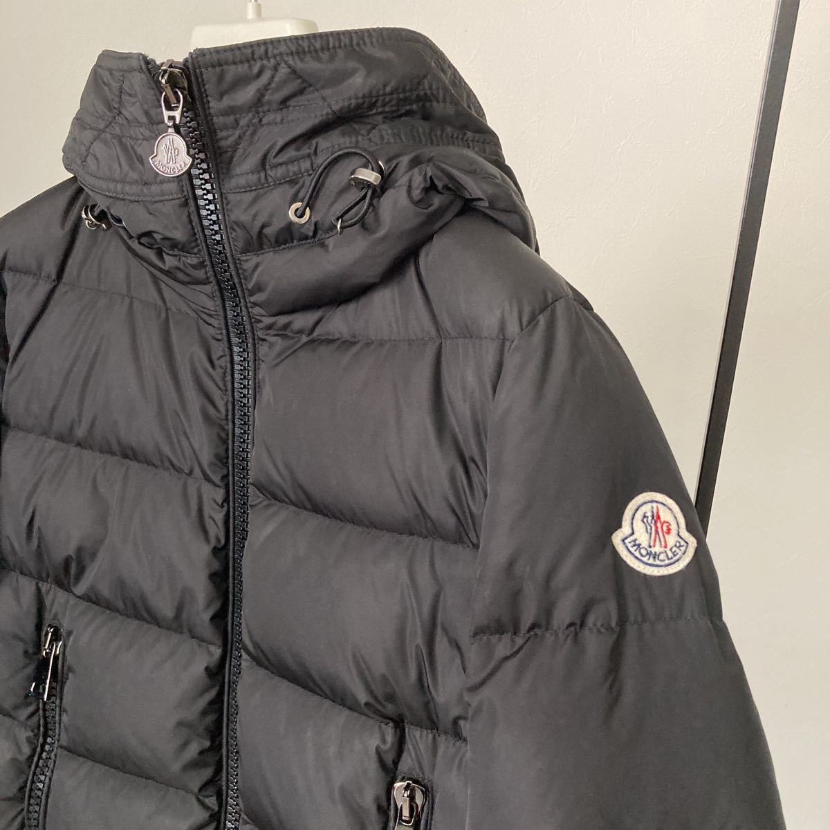 モンクレール MONCLER NESEA ネセア ブラック0 フリルダウン 美品