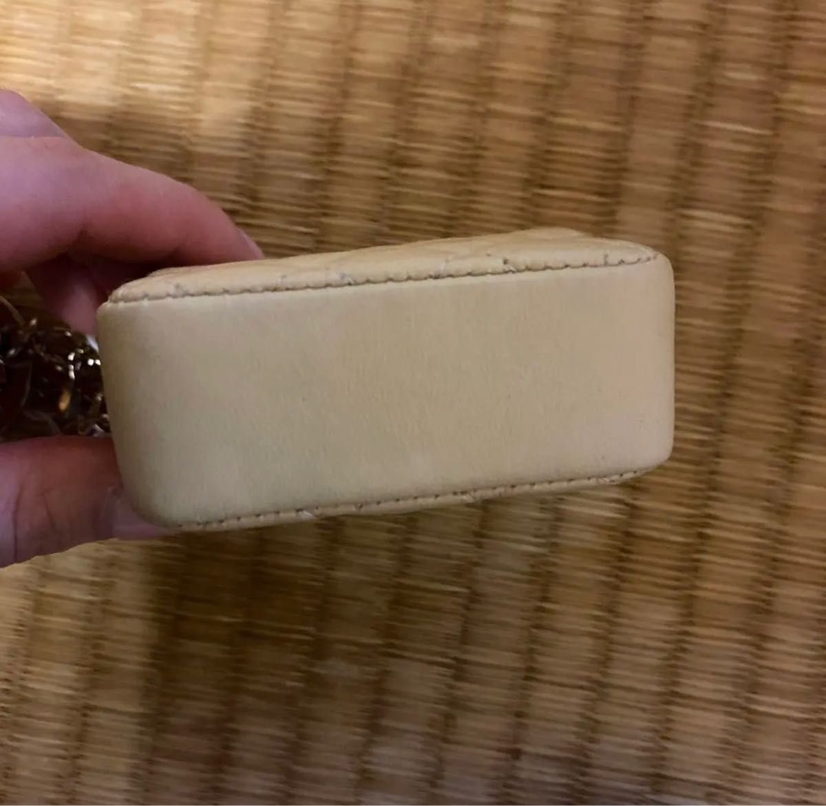 CHANEL メタリックカラーレザーグッズ チャーム