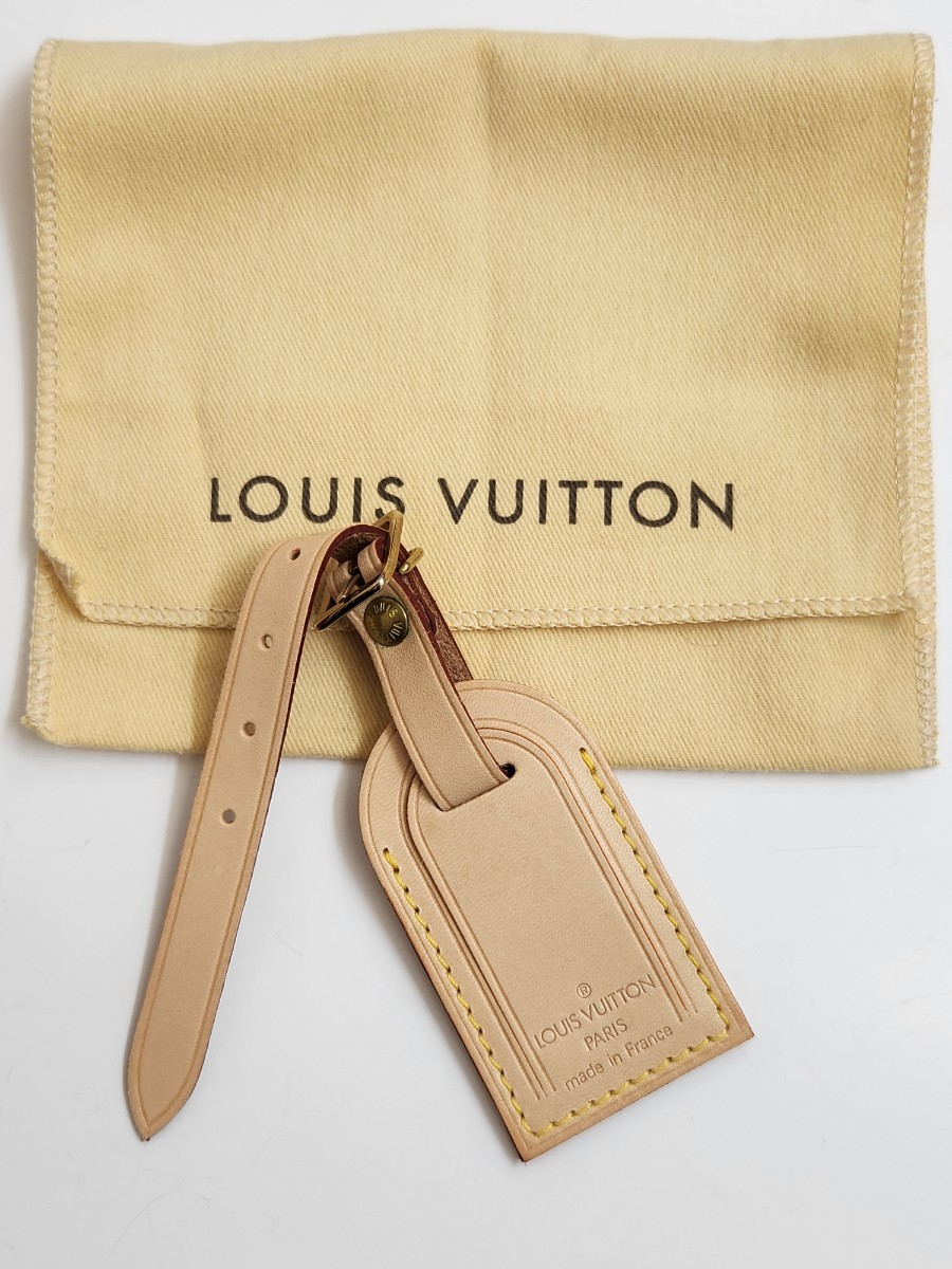 ★未使用品　美品　１円スタート★　　LOUIS VUITTON ルイ・ヴィトン ネームタグ_画像1