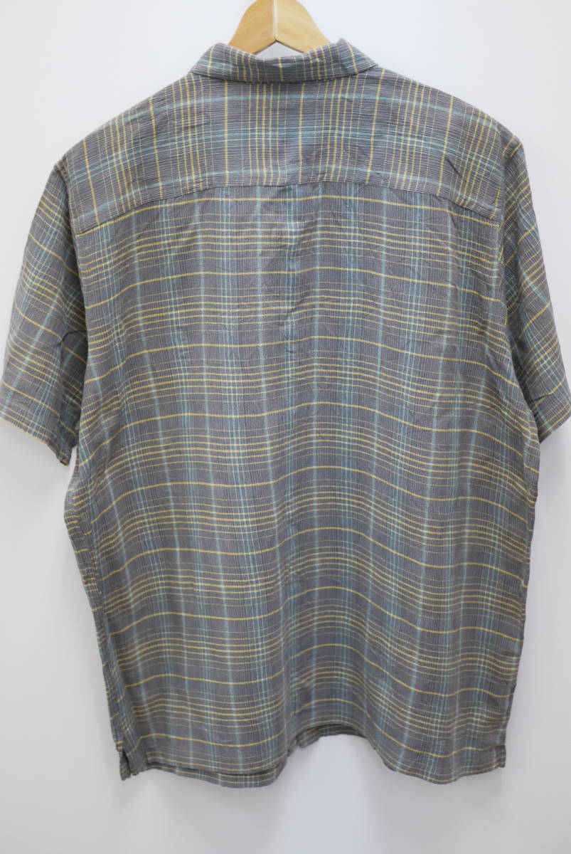 35S パタゴニア patagonia 半袖チェック柄 シャツ オーガニックコットン【MENS XL】の画像2